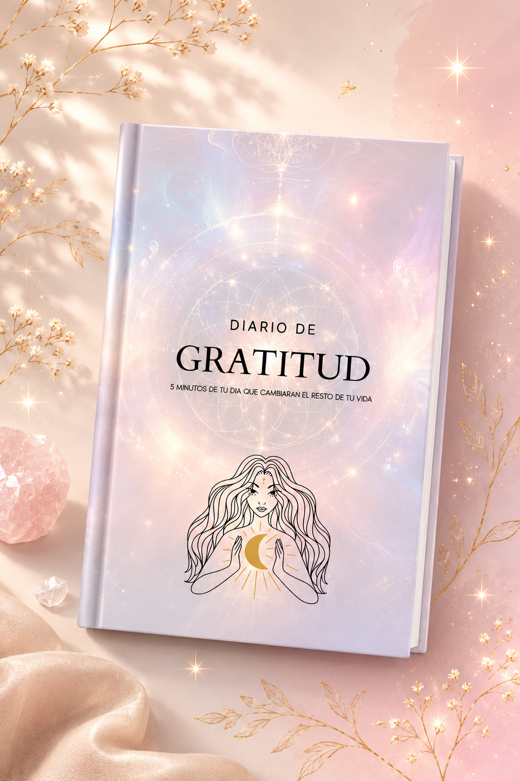 Portada de Diario de Gratitud — Edición Rosada